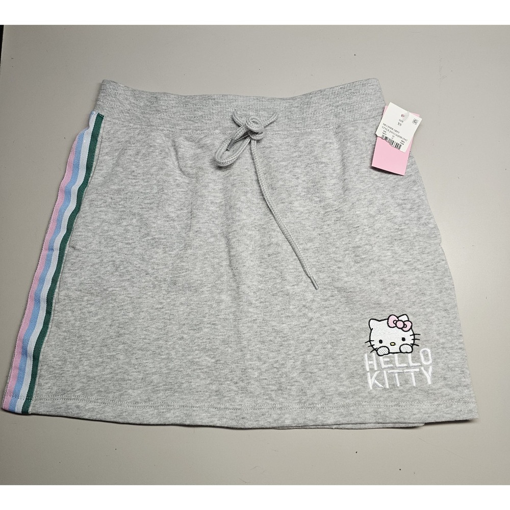 Sanrio‎ Women's Hello Kitty Fleece Mini Skirt Gray Size XS
